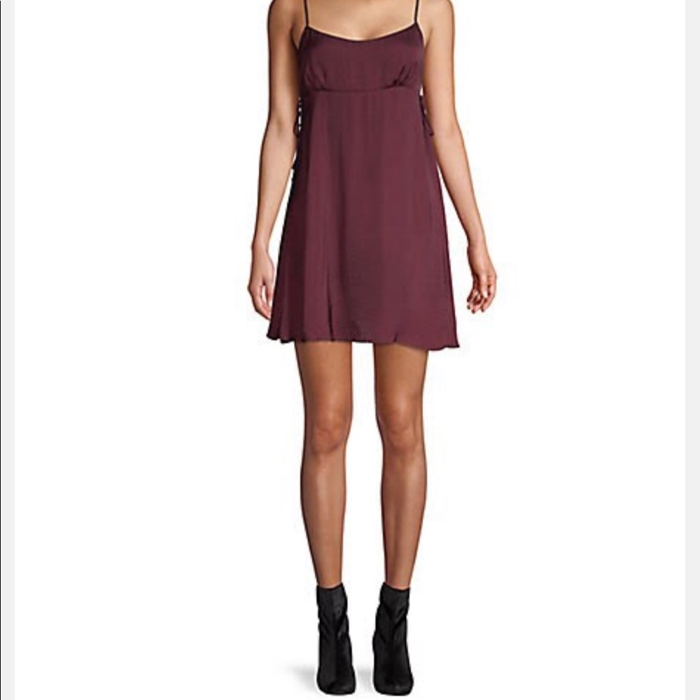 free people smooth sailin Satin dress